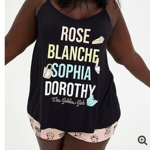 🆕GOLDEN GIRLS BLACK SLEEP SET